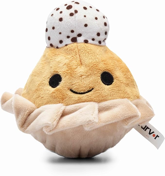 Flourish Pets 2 in 1 Multi-Layer Chew Toy for Active Dogs | Non-Toxic BPA Free Double Stitched Soft Fabric Exterior Dog Toys | Long-Lasting Dog Plush Toys – Pumpkin Pie