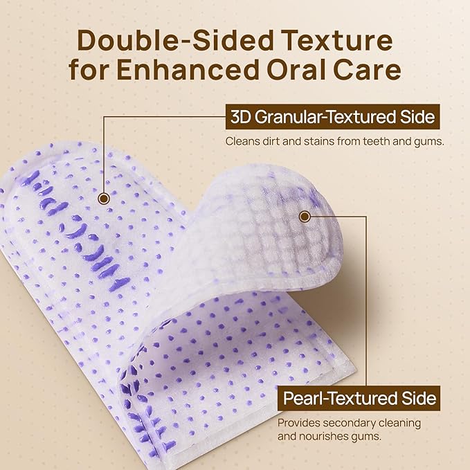 HICC PET Pro Teeth Cleaning Wipes, Vet-Recommended Dog Finger Toothbrush Wipes for Plaque & Fresh Breath, No-Rinse Dog Tooth Brushing Kit, Fresh Breath Oral Care, 50 Count, Unscented