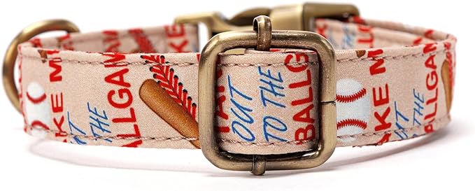 Personalized Dog Collar with Name and Phone Number Engraved,Adjustable Custom Puppy Collar,Organic Cotton Pet Collar for Small Medium Large Boy Girl Dogs