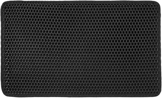 Cat Litter Mat Litter Tray Mat,Double Layer Design Waterproof Urine Proof Trapper Mat and Water Scatter Control Washable XS-XXL