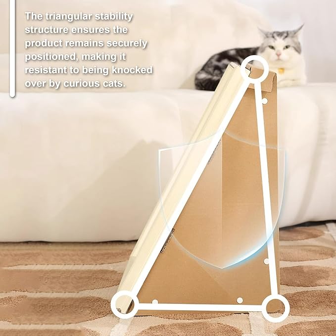 Oil Painting Cat Nest Double-Sided Oil Painting Cat House with Scratcher Vintage Art Picture Frame Cardboard House Easy-to-Assemble Bed Couch Cave Condo