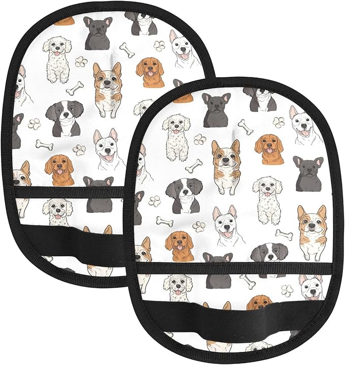 Pet Grooming Gloves Reusable Dog & Cat Hair Remover for Furniture, Car Interiors Multi-Surface Deshedding Tool for Carpets, Bedding & Home Cleaning