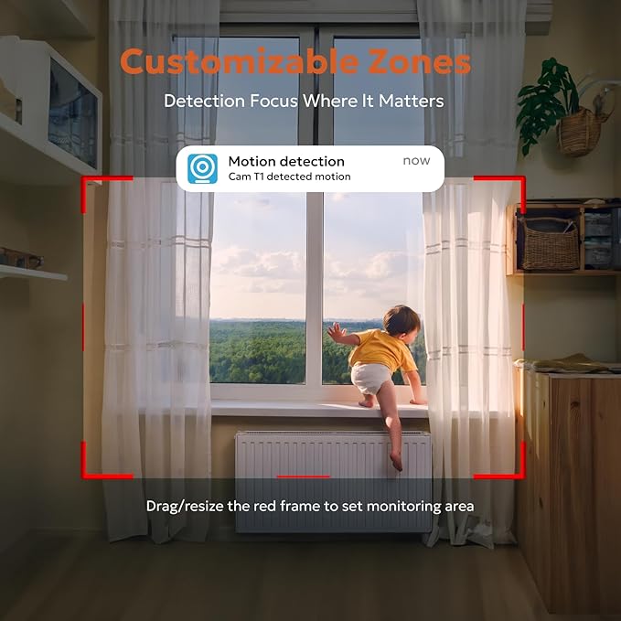 owltron Indoor Security Camera, 2K Cameras for Home Security with Motion Detection, Pet Cam & Baby Monitor with Night Vision, 2.4 GHz WiFi Two-Way Talk, Cloud/SD Storage, Compatible with Alexa