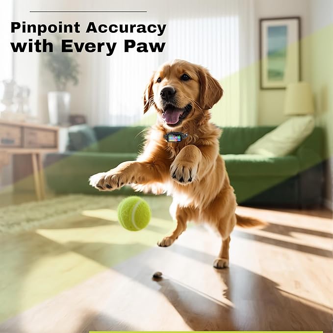 Customizable GPS Dog Collar Fence System, Waterproof LCD Collar & – Wireless Dog Fence, Wireless Pet Collar & App-Controlled Dog Training Collar