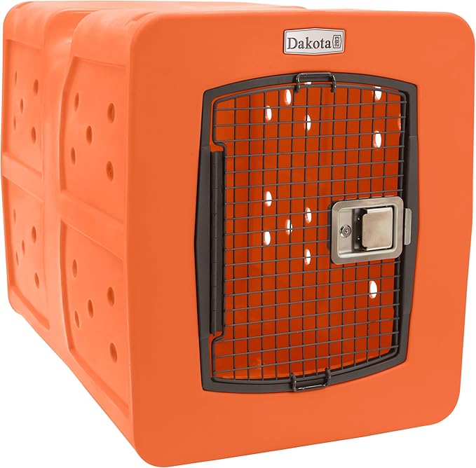 dakota283 D2-G3XLG-FRM-ORA Extra Large Kennel - Frame Door - Orange