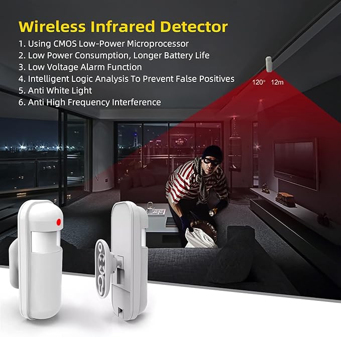 PGST Smart PIR Motion Detector Anti-Theft for All PGST A103F A105F A107F A108F A109F A01F A02F A519W Home Alarm