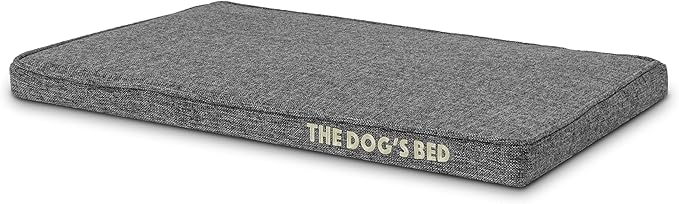 The Dog’s Bed Orthopedic Memory Foam Dog Bed, Small Grey Poly-Linen Pain Relief for Arthritis, Hip & Elbow Dysplasia, Post Surgery, Supportive, Calming, Waterproof Washable Covers, Veterinary Approved
