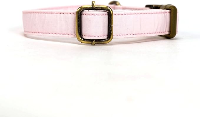 Personalized Dog Collar with Name and Phone Number Engraved,Adjustable Custom Puppy Collar,Organic Cotton Pet Collar for Small Medium Large Boy Girl Dogs