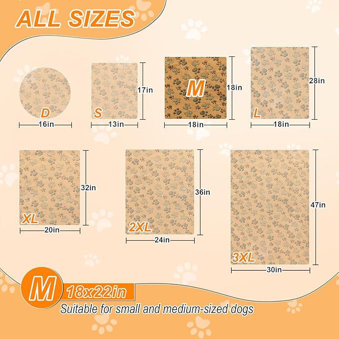 Cat Heating Pad 18×18 in Dog Heated Bed Smart Temperature Control Switch, Metal Protective Pipe Waterproof Cat Beds for Indoor Cats with a Plush Cotton Cover