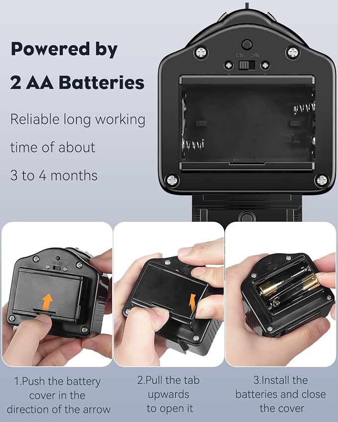 Pawfly Automatic Fish Feeder for Aquarium, Auto Vacation Timer for Tank 60 ml Adjustable Fish Food Dispenser for Pellets Strips, Battery Operated (Battery Not Included)