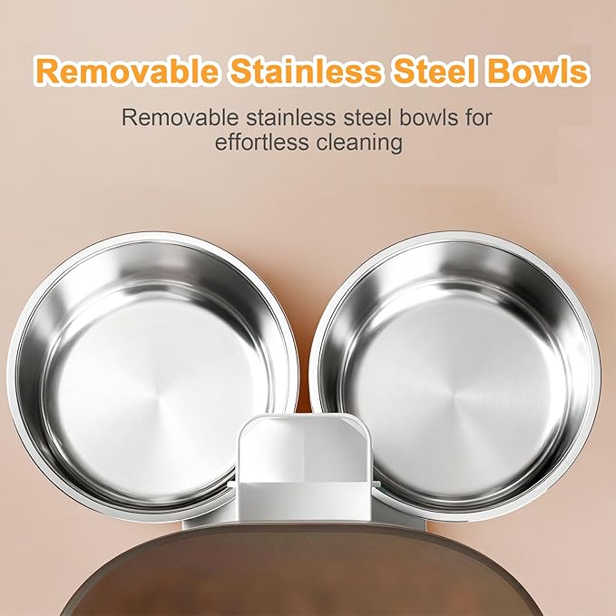 7L Automatic Pet Feeder with 1080P HD Wide Angle Camera, Smart WiFi Function, App Controlled, Night Vision Feature, Two-Way Audio, Suitable for Cats and Dogs.