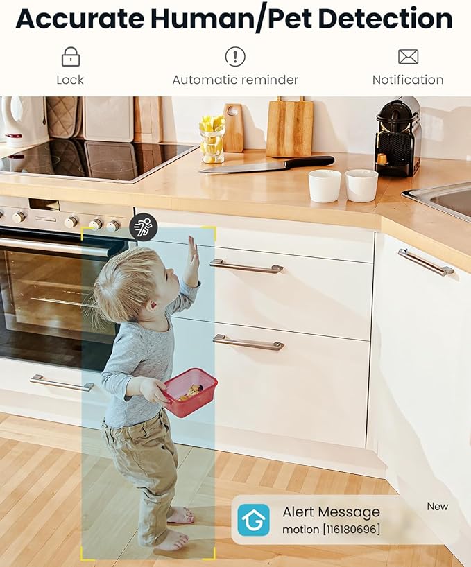 ieGeek 2K Indoor Security Camera, 5G/2.4G WiFi Pet Cameras for Home Security, 360° Dog Cam w/Auto Tracking, Smart Motion Detection, Phone App, Baby Monitor, 3MP Night Vision, Works with Alexa(2 Pack)