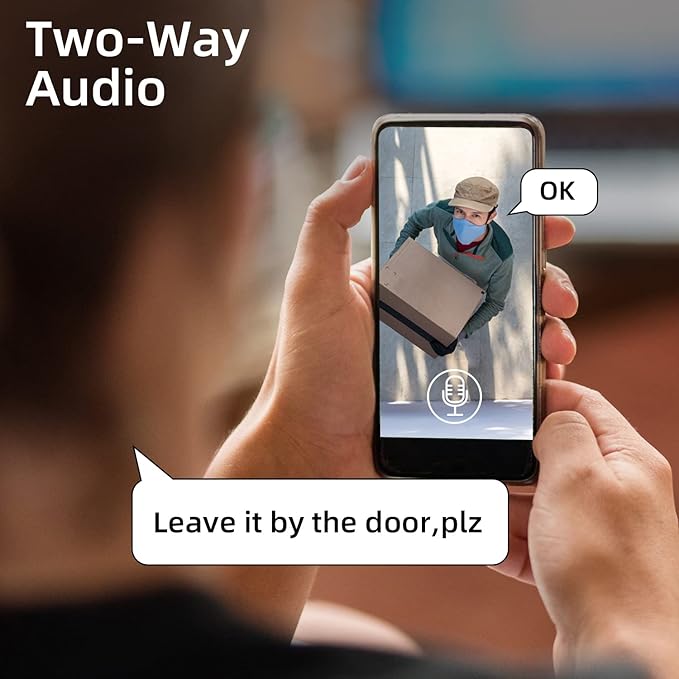 3MP Solar Power Security Camera Outdoor, Solar Surveillance Camera with Color Night Vision, 2 Way Audio, Spotlight & Siren, Compatible with Alexa, No Monthly Fee, AI Detection, IP65 Waterproof