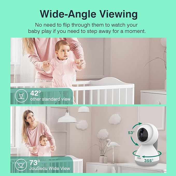 Add-on Baby Camera Unit, Baby Monitor Camera, Only Work B152 Monitor, Maximum 2 Cameras