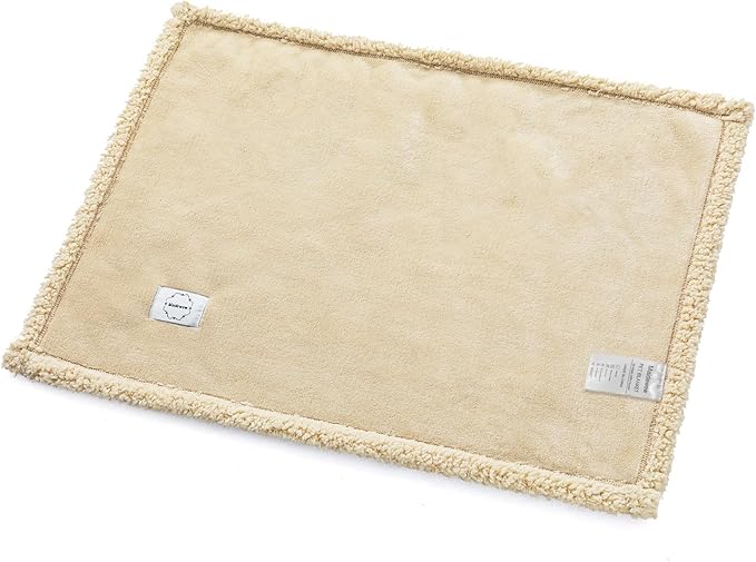 Cream Pet Blanket Couch Throw Blankets for Dogs Cats Waterproof Bed Cover Puppy Leakproof Warm Sherpa Fleece Sofa Covers Washable-XS-28X20in