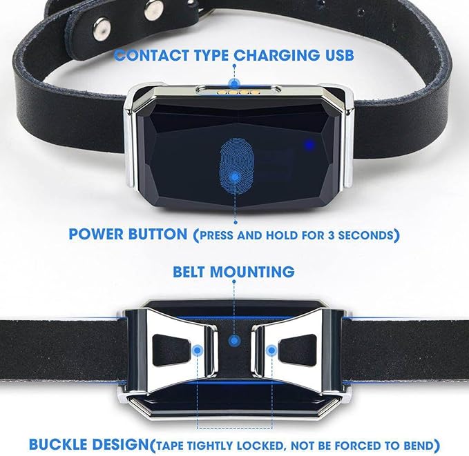 Smart GPS Dog Collar Tracker 2-in-1, Waterproof Pet Collar with App, Unlimited Range, Precise Positioning, Wireless Dog Fence for Small Medium Large Dogs, Compatible iOS/Android, Black