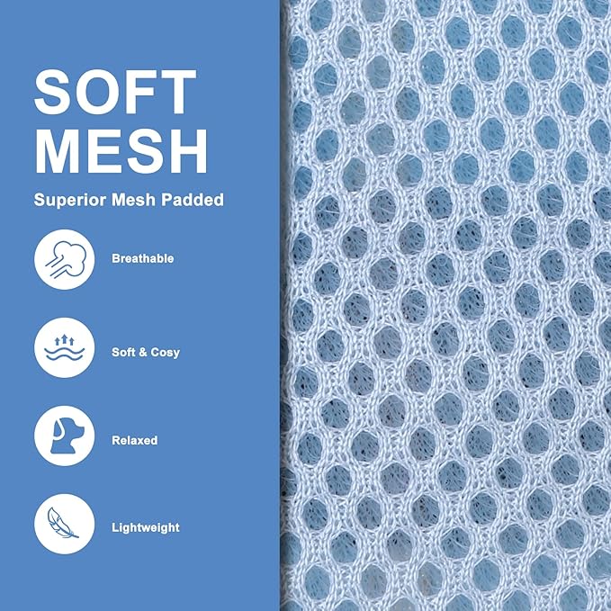 EXPAWLORER Classic Plaid Puppy Harness - Small Dog Harness and Leash Set - Dog Collar and Leash Set with AirTag Holder, Soft Padded Step in Dog Vest Harness No Pull Reflective for Outdoor, Blue M