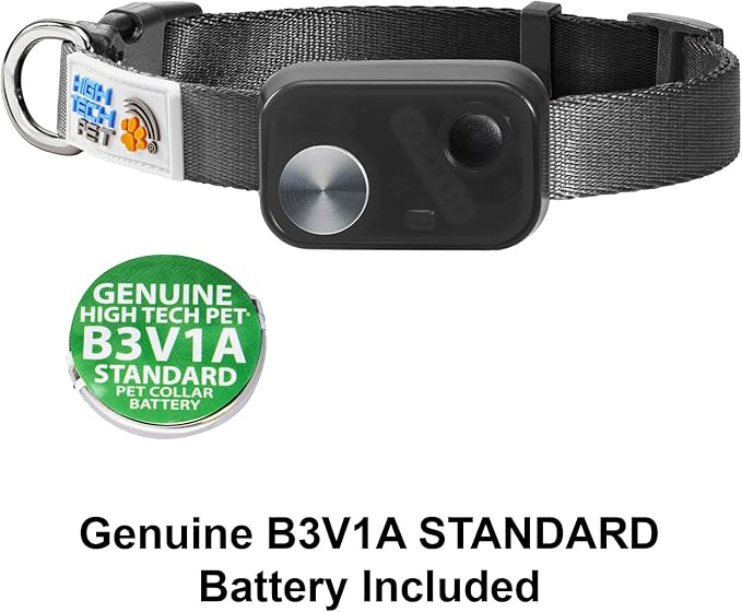 MS-5 Econ Series Automatic Pet Door Collar by High Tech Pet Brand - Value Priced Dependable Performance - Waterproof - Rugged - Battery Included - USA Support (Black)