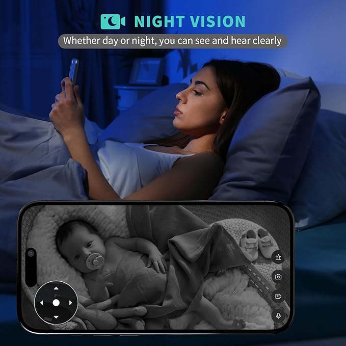 Security Camera, 2K HD Indoor Security Camera, 360 Degree Pan/Tilt Pet Camera 2.4G and 5G WiFi, Motion Detection, 2-Way Audio, Siren, Night Vision, Cloud SD Card Compatible Alexa Google Assistant