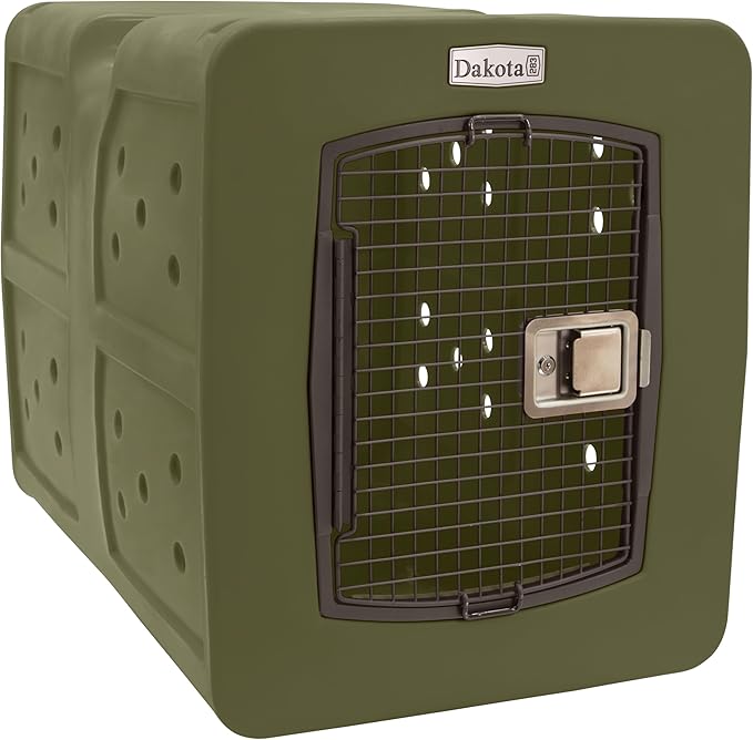 dakota283 D2-G3XLG-FRM-OLI Extra Large Kennel - Frame Door - Olive