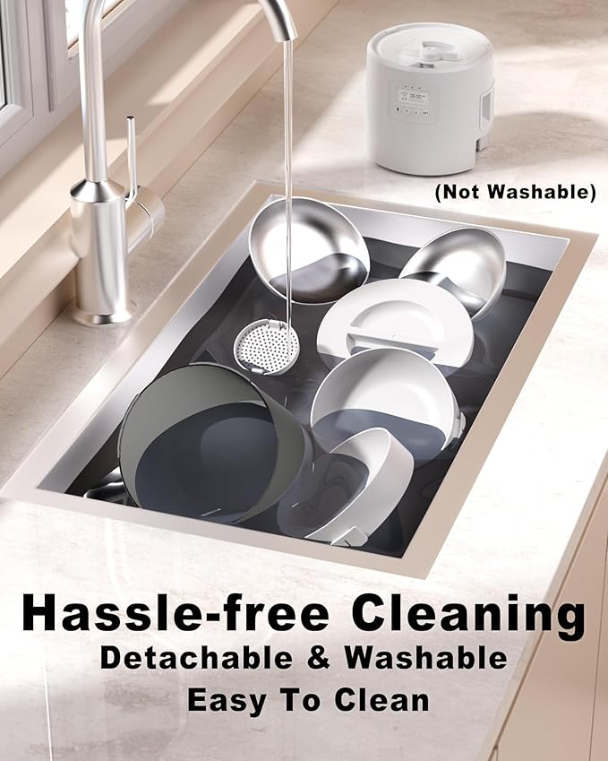 Automatic Cat Feeder for 2 Cats, 4.2L Dual Food Dispenser, Up to 6 Meals/Day, Portion Control, Voice Message, Dual Power Options (Transparent+White, Dual Stainless Steel Bowls)