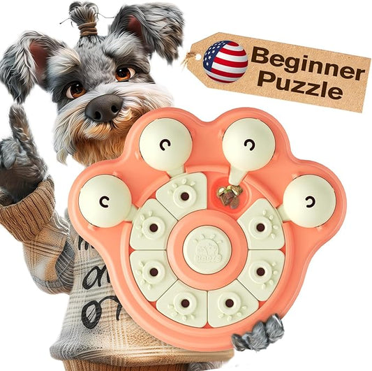 KADTC Beginner Dog Puzzle Toy for Small/Medium/Large Dogs Treat Puzzles Slow Feeder Interactive Enrichment Food Dispenser Puppy Mental Stimulation Brain Stimulating Toys Christmas & New Year Gift