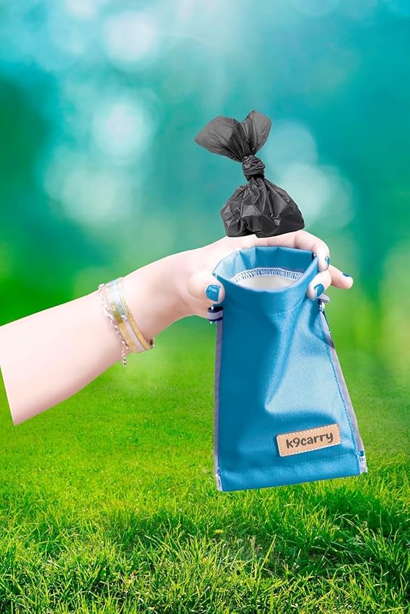 Poop Bag Holders for Leashes with Dog Poop Bags Rolls Biodegradable - Puppy Essentials & Litter Supplies - Durable Dispenser & Leak-Proof Pet Bags, Walking Parks Doggy Accessories Boy Girl Shadow Paw