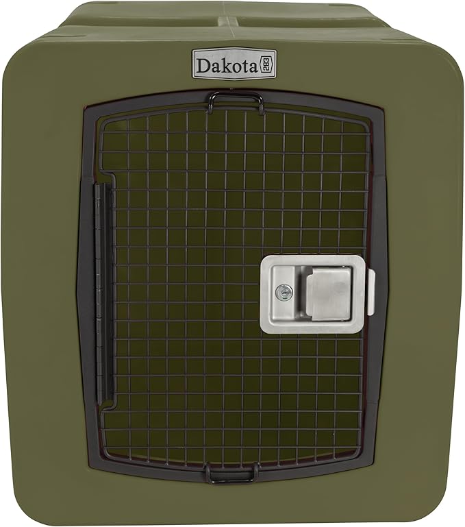 dakota283 Dakota 283 Large Kennel -Frame Door- Olive