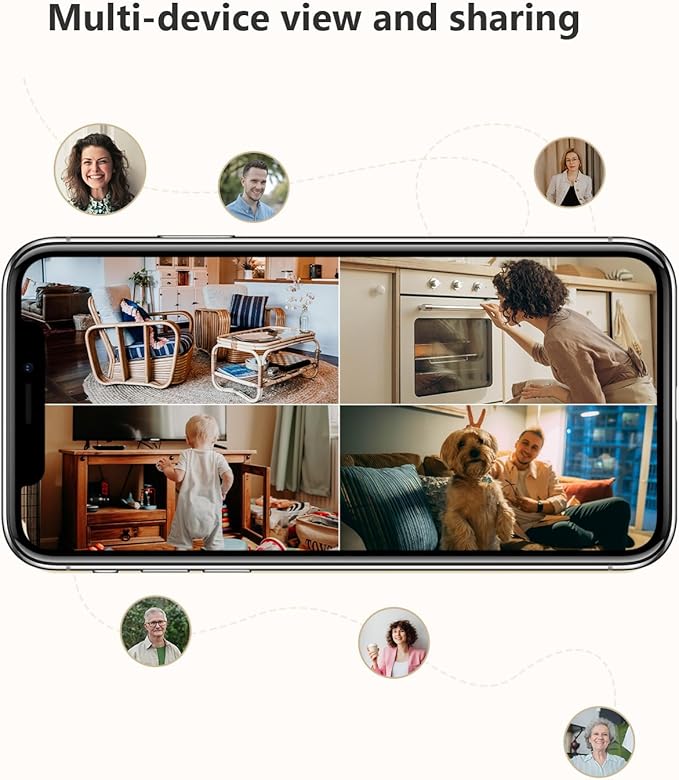 Imou 2.5K WiFi Camera Indoor Pet Dog Camera 4MP, 360° Home Security Wireless IP Baby Camera, Human Detection AI, Smart Tracking, Siren, 10m Night Vision, 2-Way Audio, Privacy Mode, Works with Alexa