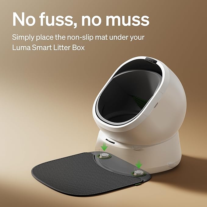 PETLIBRO Luma Automatic Cat Litter Box AI Waste Analysis, Open-Top Self Cleaning Litter Box, in-App Usage Tracking Multi-Cat Recognition, Triple Safety Protection Odor Control+Accessory Kit