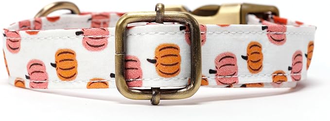 Personalized Dog Collar with Name and Phone Number Engraved,Adjustable Custom Puppy Collar,Organic Cotton Pet Collar for Small Medium Large Boy Girl Dogs