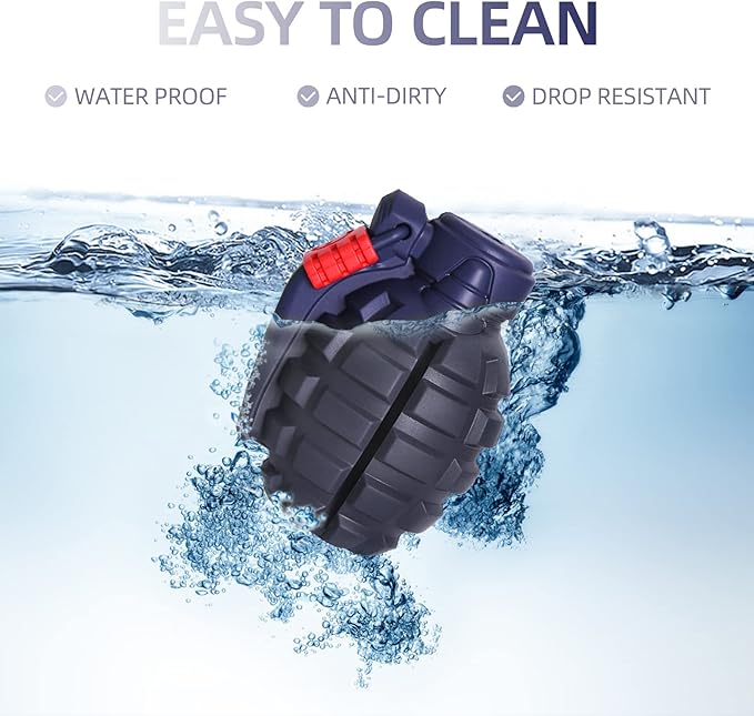 Dog Toys for Aggressive Chewers Large Breed, for German Shepherd, Indestructible Interactive Treat Dog Toys for Large Medium Breeds, Food Grade & Tough Rubber, Fun to Chew, Chase and Fetch (Blue)