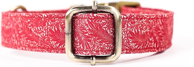 Personalized Dog Collar with Name and Phone Number Engraved,Adjustable Custom Puppy Collar,Organic Cotton Pet Collar for Small Medium Large Boy Girl Dogs