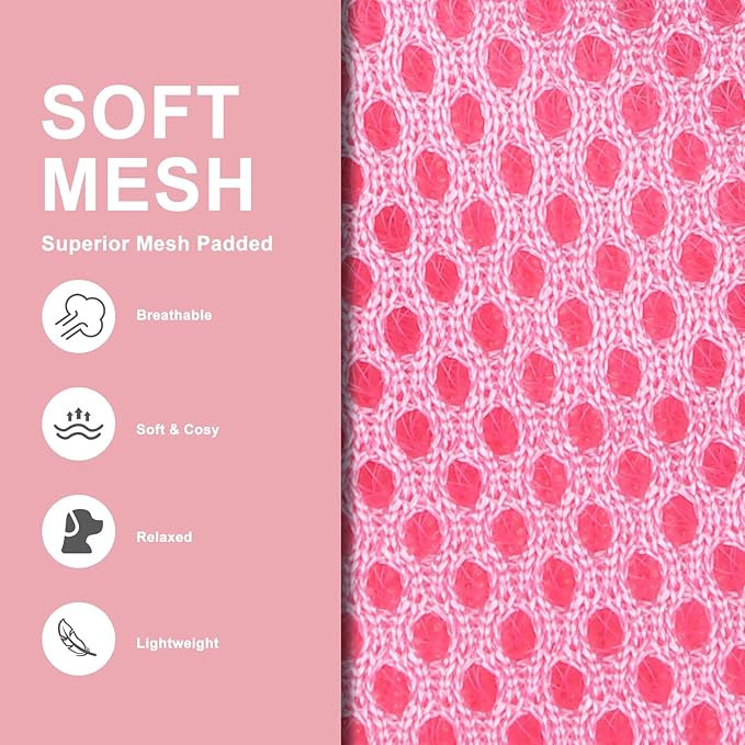 EXPAWLORER Small Dog Harness and Leash Set - Cute Puppy Harness Leash Dog Collar with AirTag Holder Silicone Case, Soft Padded Step in Pet Vest Reflective for Outdoor Walking, Floral S