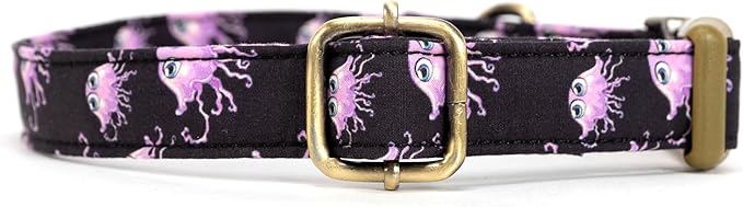 Personalized Dog Collar with Name and Phone Number Engraved,Adjustable Custom Puppy Collar,Organic Cotton Pet Collar for Small Medium Large Boy Girl Dogs