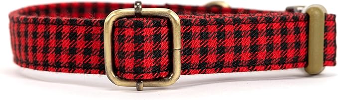 Personalized Dog Collar with Name and Phone Number Engraved,Adjustable Custom Puppy Collar,Organic Cotton Pet Collar for Small Medium Large Boy Girl Dogs