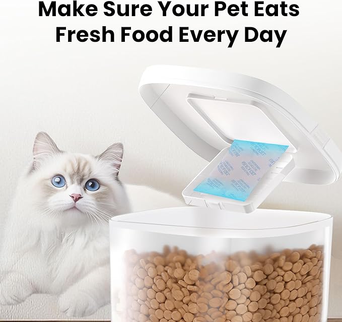 Pet Food Desiccant Bag, Replaced Desiccant for Automatic Cat dog Feeders, Keep Cat Food Dog Dry and Fresh- 6 Packs