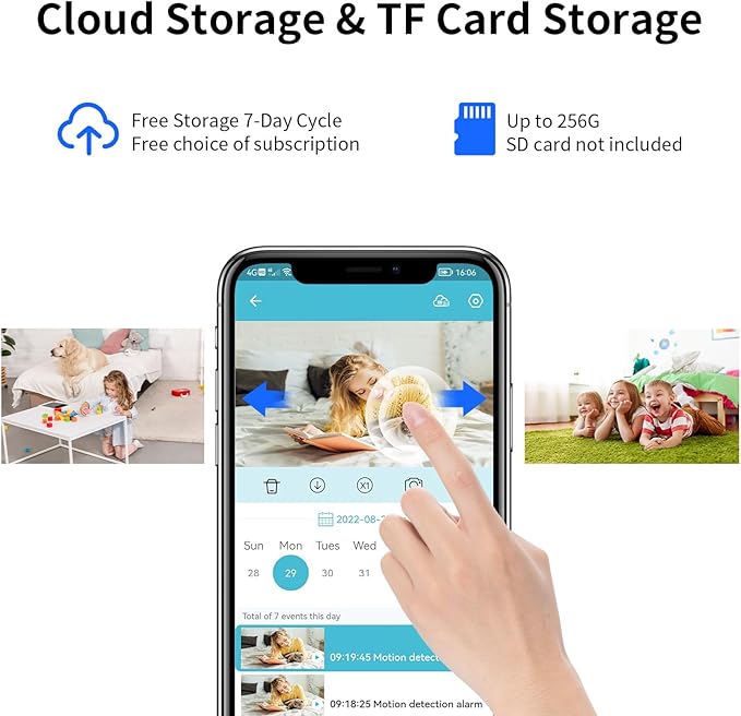 VSTARCAM Pet Camera with Laser, 3MP 2.4GHz WiFi Interactive Dog & Cat Laser Toy with Night Vision, Motion Detection Alerts, APP Remote Control Indoor Security Camera for Pet Monitoring