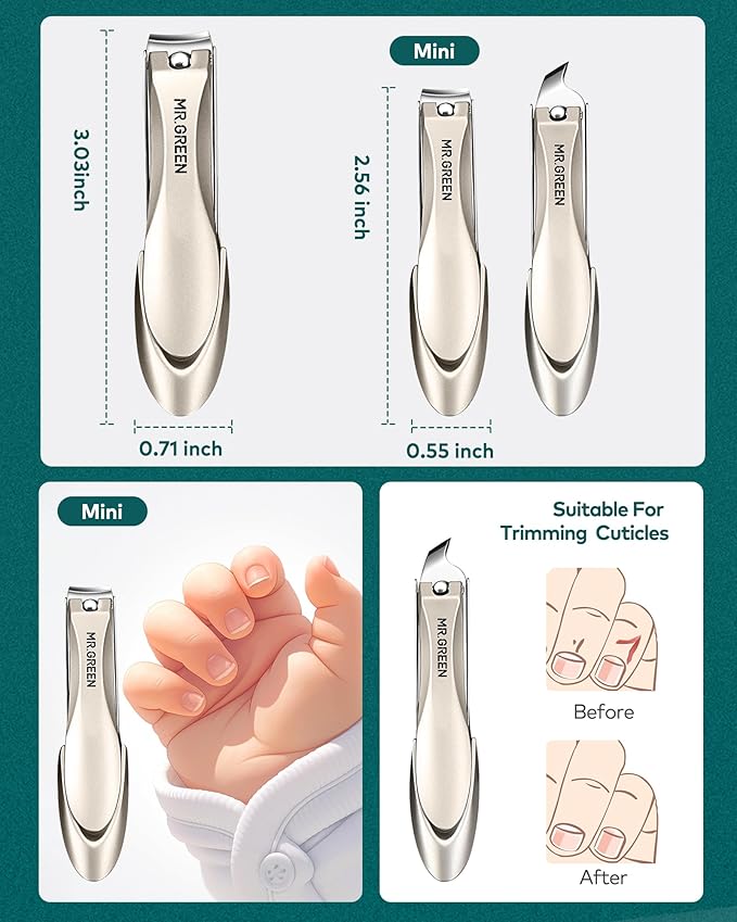 Manicure Set 8 in 1,Professional Pedicure kit,Stainless Steel Manicure Kit,Portable Travel Grooming Kit Nail Care Tools,Nail Clippers Pedicure Tools with Leather Travel Case(Dark Brown)