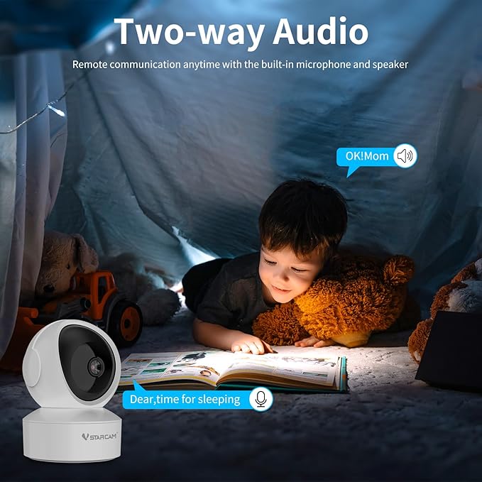 VSTARCAM 5G Security Camera Indoor, 4MP 2.5K Pet Camera with Speaker for Dog/Cat, Baby Monitor with Phone App, Dual-Band WiFi, Auto Tracking, IR Night Vision, 2-Way Talk, Cloud & SD Card Storage