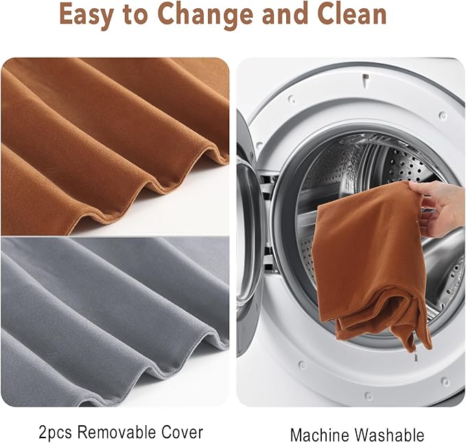 On/Off Switch Electric Pet Heating Pad with Chew Resistant Cord and 2PCS Machine Washable Cover,Indoor Heated Pet Bed Warmer,for Cat Beds and Dog Beds 70x40CM