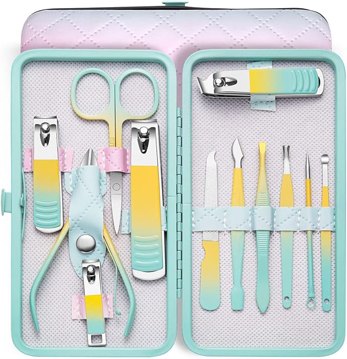 Personal Care Nail Kit Professional Pedicure Set Grooming Portable Manicure for Men Women Elder Parents Personal Care Nail Practical Pedicure Grooming for Men Women