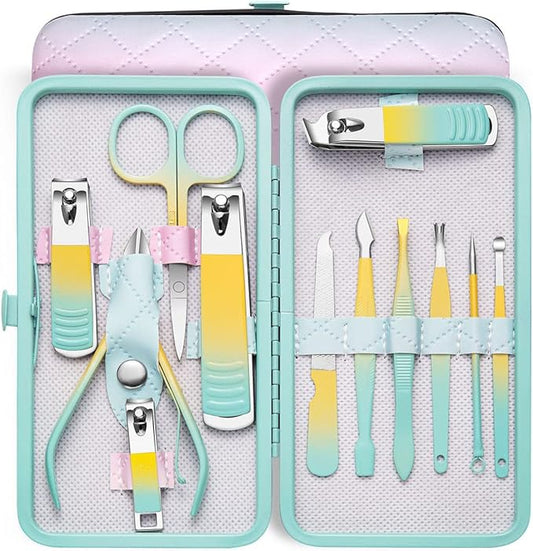 Personal Care Nail Kit Professional Pedicure Set Grooming Portable Manicure for Men Women Elder Parents Personal Care Nail Practical Pedicure Grooming for Men Women
