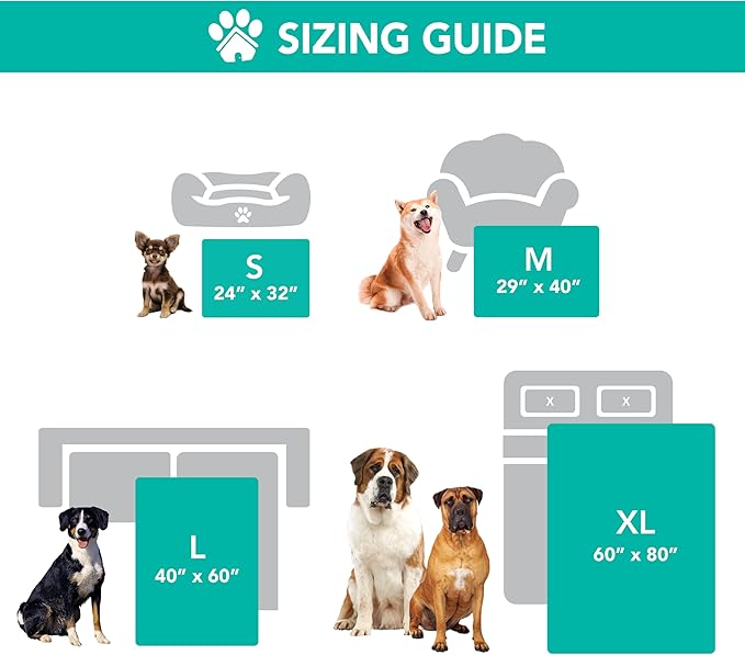 PetAmi Waterproof Dog Blanket, Leakproof Pet Blanket for Small Medium Large Dogs, Reversible Furniture Bed Sofa Couch Cover Protector, Plush Striped Pet Throw for Indoor Cat, 40x60 in, Taupe Beige