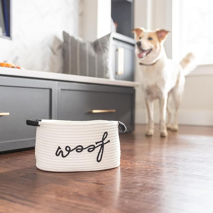 New Puppy Gift Basket - Premium Puppy Starter Kit and Dog Gift Basket with Dog Toys - Perfect Doggie Birthday Gifts and Puppy Necessities with Pet Toy Basket.