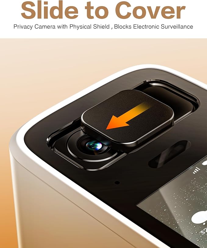 NGTeco Two Way Video Calling Camera, Elderly Baby Pet Monitor 4MP HD Indoor, Dual-Band WiFi (2.4/5GHz), 2.8" Screen, One-Touch Call, Motion Detection & Physical Lens Cover