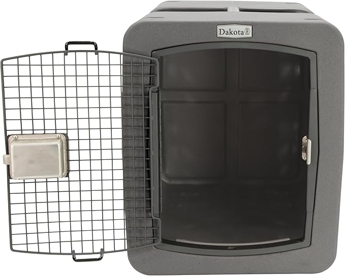 dakota283 Medium Kennel -Frame Door- Dark Granite