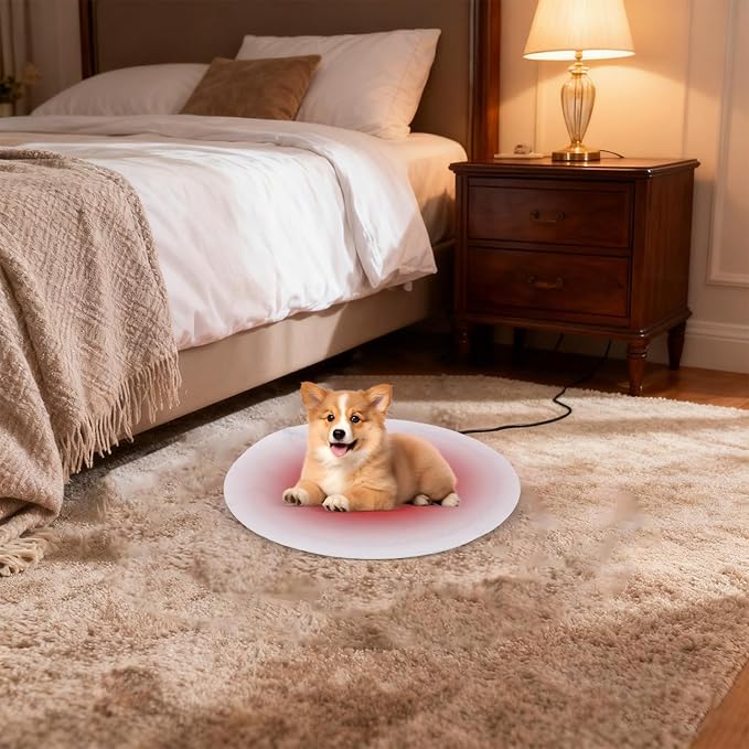 Outdoor Dog Heating Pad, 3-Level Electric Foldable pet Supplies, Pet Bed Warmer, for Cats Dogs Puppy Bunny House Outside Winter Travel Car Chair Couch Room Shelter