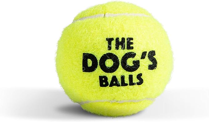 The Little Dog's Balls, Dog Tennis Balls, Yellow 6-Pack,Strong Toy for Agility Training, Puppy Training, Play, Exercise & Fetch, 1.9 Inches Diameter