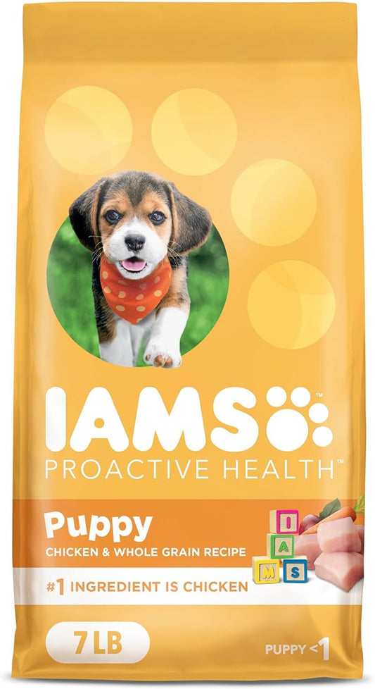 IAMS Proactive Health Puppy Food with Real Chicken, 7 lb. Bag